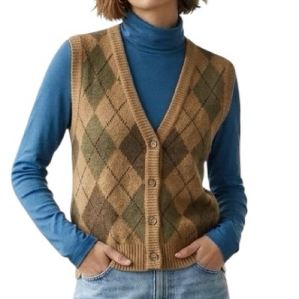 St john’s Bay Vintage Blue 100 Cotton Mock Turtle Comfortcore Spring Grandpa